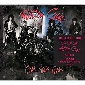 CD Motley Crue - GIRLS GIRLS GIRLS Digipack Novo Lacrado