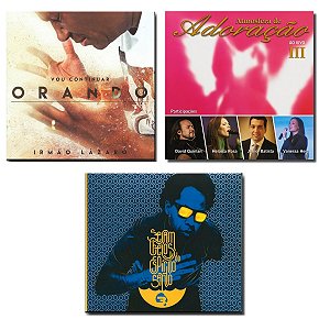 Kit 3 CDS Evangélicos  Cristã  Gospel- Novos e Lacrados