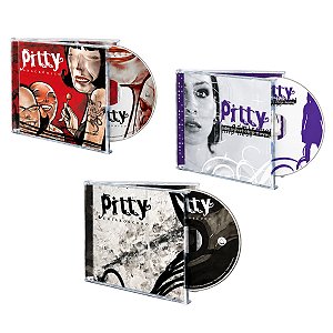 Kit Cds Pitty Anacronico + Chiaroscuro + Admiravel Chip Novo