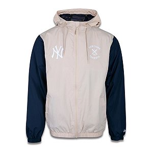 Jaqueta New Era Plus Size Corta Vento College Bat Yankees