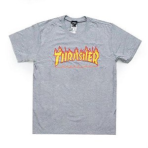 Camiseta Thrasher Flame Logo Masculina