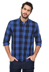 Camisa Ellus Stencil Voil Twill Check Classic Xadrez