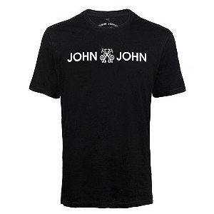 Camiseta John John Masculina JJ Logo Branca