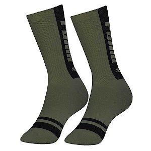 Meia Puma Esportiva Cano Alto Masculina Verde 39 ao 43