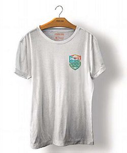 Camiseta Osklen Big Shirt Brasão Hidrocolor Masculina