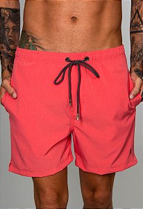 Short Red Feather Swim Mescla Candy Red Masculino