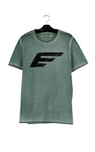 Camiseta Ellus Cotton Spray Maxi Easa Masculina Verde