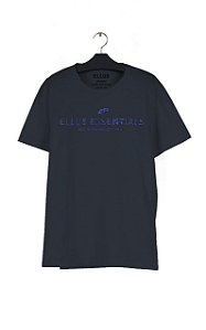 Camiseta Ellus Fine Essentials Easa Masculina Azul