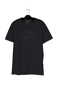Camiseta Ellus Fine Originals Co Foil Masculina Preto