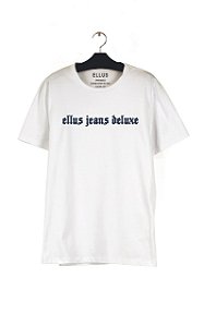 Camiseta Ellus Fine Jeans Gotic Masculina Branca