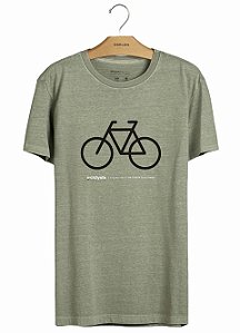 Camiseta Osklen Slim Stone Cycling Masculina Verde