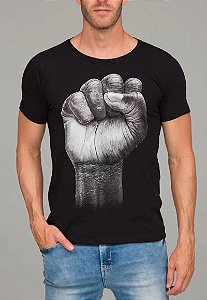 Camiseta Red Feather Resist Masculina Preta