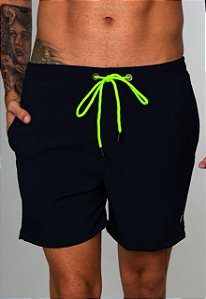 Short Red Feather Swim Marinho Navy Masculino
