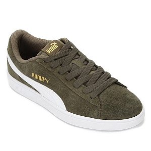 Tênis Puma Smash V2 BDP Masculino Oliva