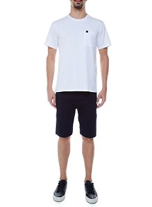 Camiseta John John Lisa Pocket Basic Masculina Branca