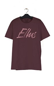 Camiseta Ellus Fine Manual Classic Masculina Bordô