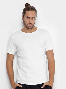 Camiseta Colcci Canelada Masculina Branca