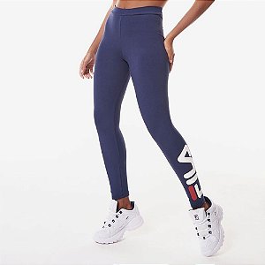 Calça Fila Legging Letter Feminina Azul