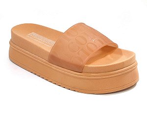 Sandália Flatform Maite Colcci Bege Feminina