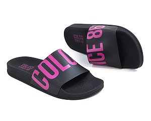 Slide Colcci Bianca Feminino Preto e Pink