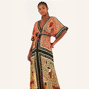 Macacão Cropped Farm Lenço Brasil Tropical