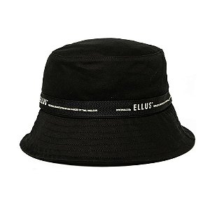 Chapéu Bucket Hat Ellus Timeless Masculino Preto