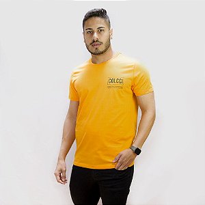 Camiseta Colcci Masculina Amarelo