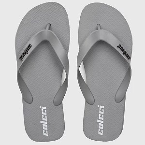 Chinelo Colcci Basic Metal Masculina Cinza