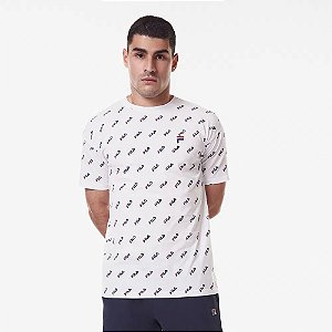 Camiseta Fila Full Masculina Branca