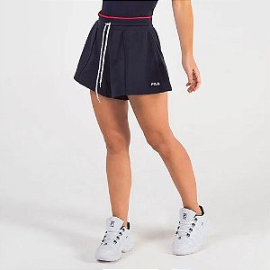 Shorts Fila Authentic Feminino Azul