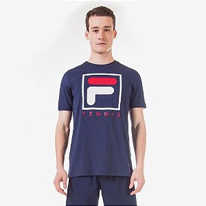 Camiseta Fila Soft Urban Masculina Azul