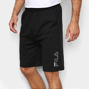 Bermuda Fila Practical Logo Masculina Preta