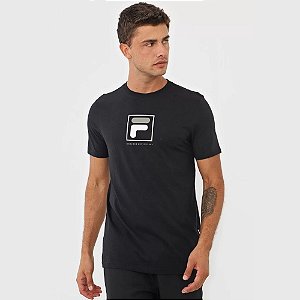 Camiseta Fila Established Masculina Preta