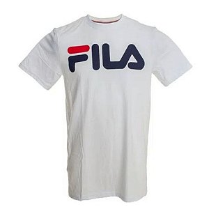 Camiseta Fila Manga Curta Letter II Masculina Branca