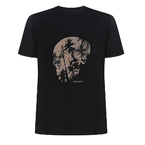 Camiseta John John Palms Skull Masculina