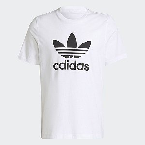Camiseta Adidas Originals Trefoil Masculina Branca