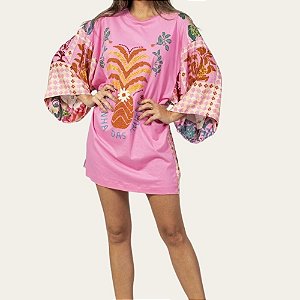 Vestido Kimono Farm Silk Rainha Das Frutas