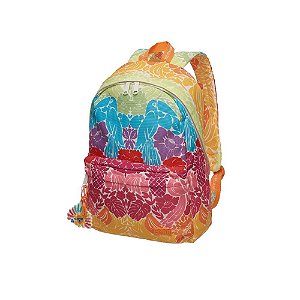 Mochila Farm Xodó Desejo Gráfico Colorida