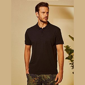 Polo Forum Masculina Preta