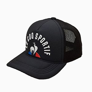 Boné Le Coq Sport Trucker Hat Corporation Masculino Preto
