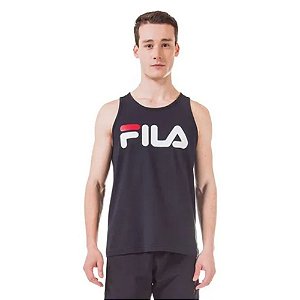 Regata Fila Letter Basica Masculina Preta