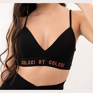 Top Colcci Preto Feminino