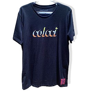 Camiseta Colcci Logo Masculina Preta
