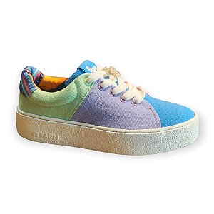 Tênis Farm Pista Céu Colorido Multicolorido Feminino