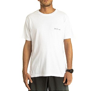 Camiseta Osklen Stone Instrumentos Capoeira Masculina Branca