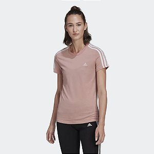 Camiseta Adidas 3 Listras Feminina