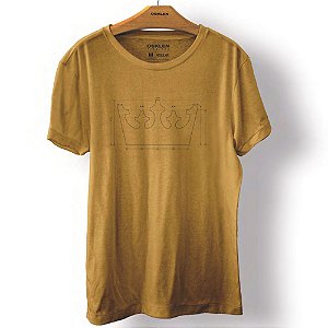 Camiseta Osklen Rough Coroa Amarela Masculina