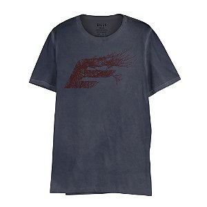 Camiseta Ellus Washed Easa Branches Masculina