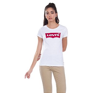 Camiseta Levi's The Perfect Tee Feminina Branca
