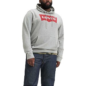 Moletom Levi's Graphic Big & Tall Masculino Cinza